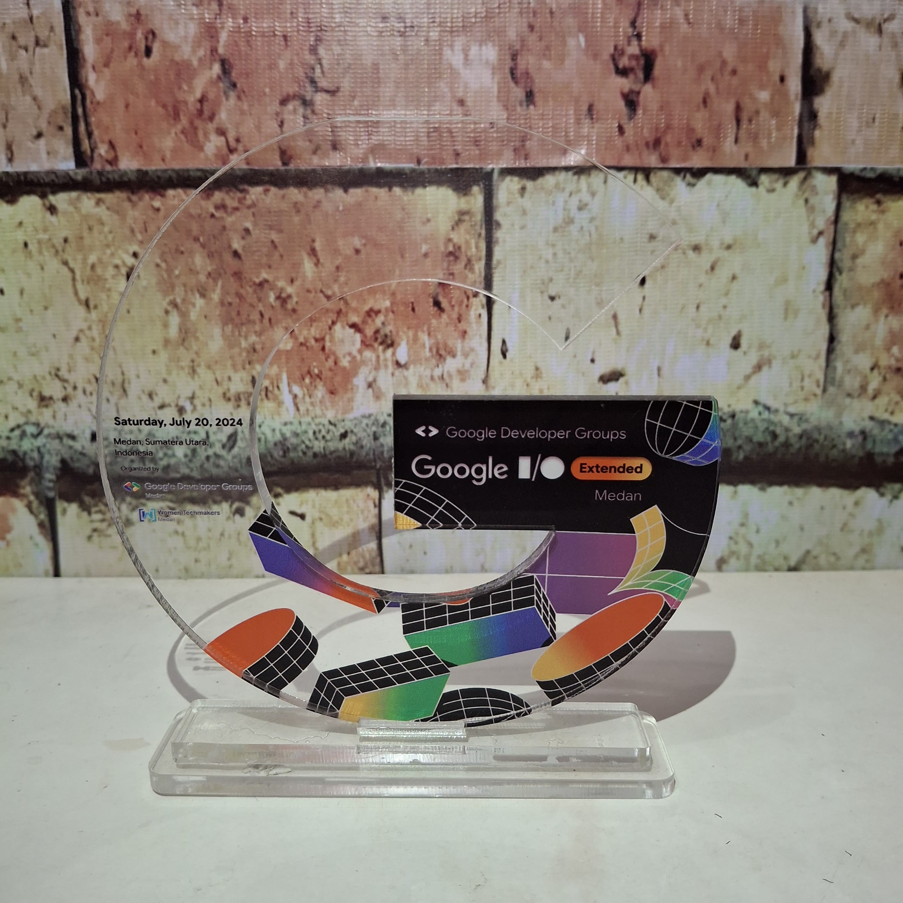 Plaque/Plakat GOOGLE AWARD